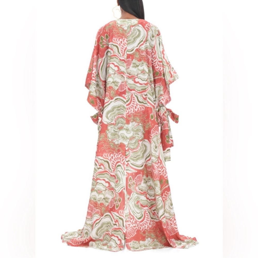 ANDREA IYAMAH GAMBA RESORTWEAR DUSTER ROBE WITH BELT, NWT - Picture 4 of 5